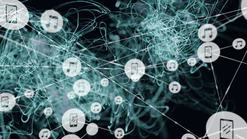Abstract Network of Digital Connections and Energy