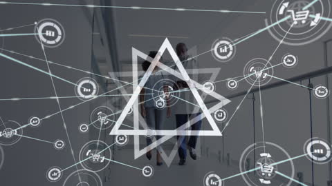 Doctors Walking with Digital Data Networks Overlay