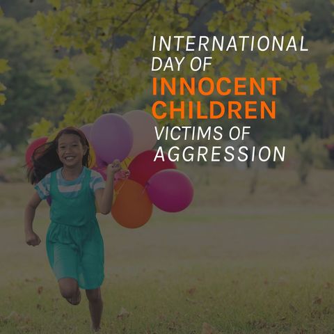 celebrating international day of innocent children victims of aggression - Download Free Stock Templates Pikwizard.com