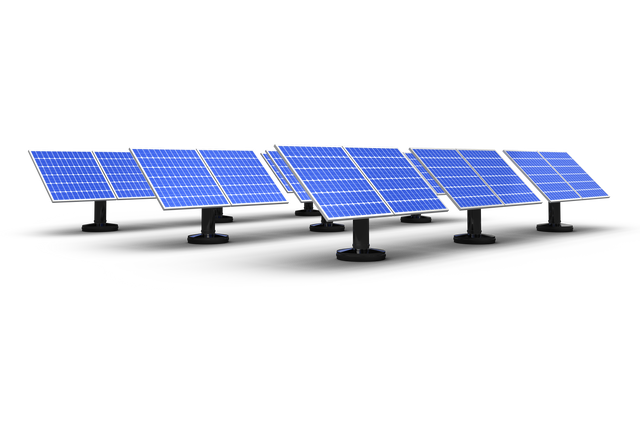 3D Transparent Digital Graphic of Solar Panels in Rows for Energy Concepts - Download Free Stock Videos Pikwizard.com