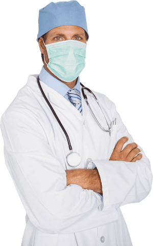 confident doctor wearing transparent protective surgical mask - Download Free Stock Videos Pikwizard.com