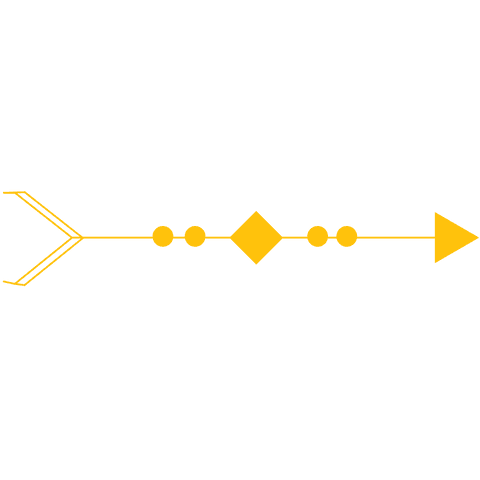 Decorative Yellow Arrow with Ornaments on Transparent Background - Download Free Stock Videos Pikwizard.com