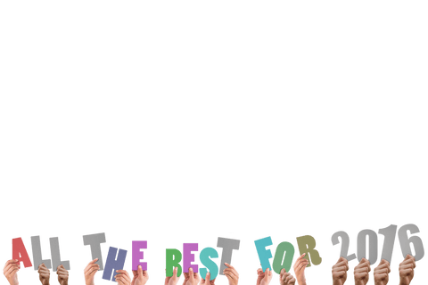 Transparent Letters Held by Diverse Hands Wishing Best for 2016 - Download Free Stock Videos Pikwizard.com
