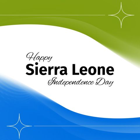 Celebrating Sierra Leone Independence Day - Download Free Stock Templates Pikwizard.com