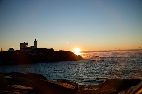 Stunning Coastal Lighthouse at Sunrise