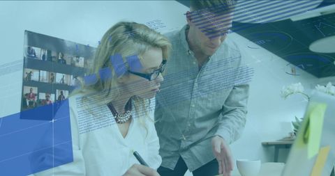 Diverse Business Team Analyzing Data and Strategy Development