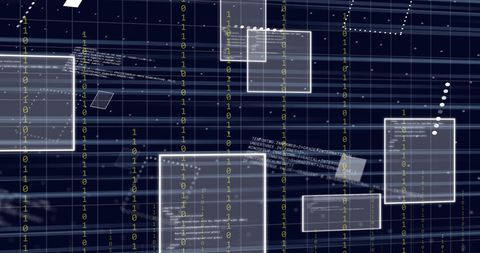 Digital Data Processing with Light Trails - Download Free Stock Images Pikwizard.com