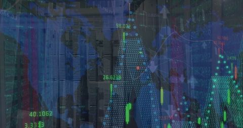 Integrating Financial Analytics with Advanced Server Technology - Download Free Stock Images Pikwizard.com