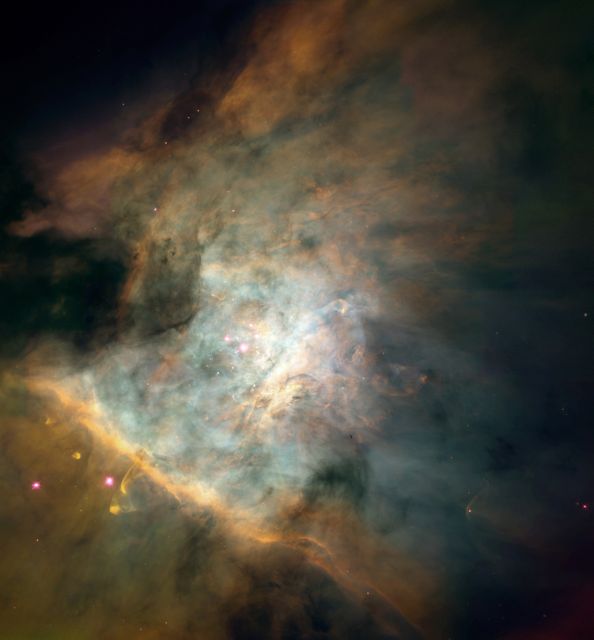 Vibrant Celestial Cloud Illuminated by Stars in Outer Space - Download Free Stock Photos Pikwizard.com