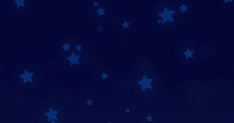 Glowing Blue Stars on Dark Background with Hypnotic Motion