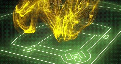 dynamic abstract energy over digital baseball field layout - Download Free Stock Images Pikwizard.com