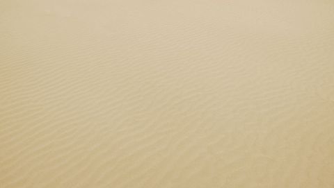 Showing smooth sand ripples on wind-sculpted dune minimal desert background