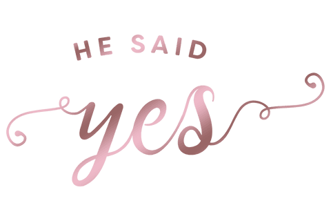 transparent wedding celebration design with he said yes text - Download Free Stock Videos Pikwizard.com