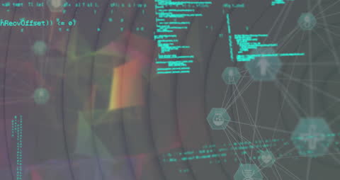 Digital Globe and Data Connection Network Animation