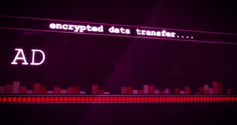 Animated Encrypted Data Transfer with Digital Progress Bar