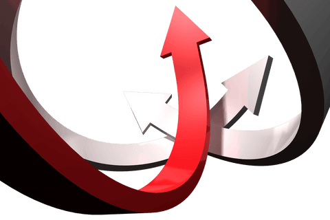 Three Curved Directional Arrows on Transparent Background - Download Free Stock Videos Pikwizard.com