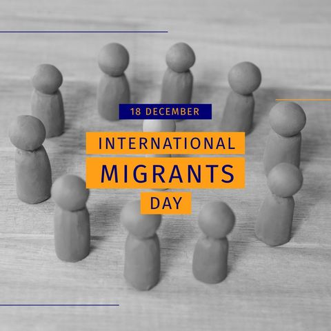 international migrants day with clay figurines circle - Download Free Stock Templates Pikwizard.com