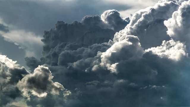 Dramatic Thunderstorm Clouds in Evening Sky - Download Free Stock Photos Pikwizard.com