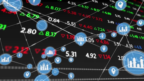Cutting Edge Financial Data Network Connectivity Visualization