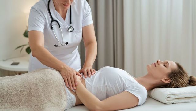 Clinical manual therapy session for patient wellness