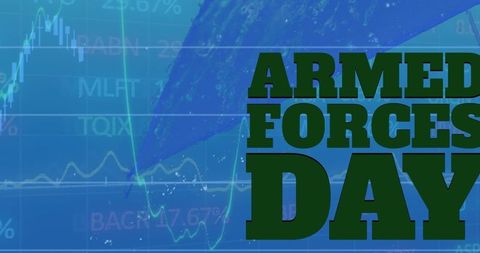 Armed Forces Day with Financial Data Overlay - Download Free Stock Images Pikwizard.com
