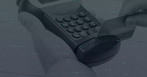 Digital Finance Integration: Hands Using Credit Card on Payment Terminal - Download Free Stock Images Pikwizard.com