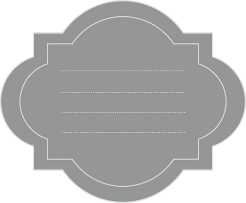 curved blank grey label for address or product cruisesupaasseness - element transparent background - Download Free Stock Videos Pikwizard.com
