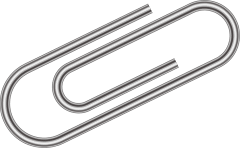 sleek silver paperclip diagonal transparent minimalist design - Download Free Stock Videos Pikwizard.com