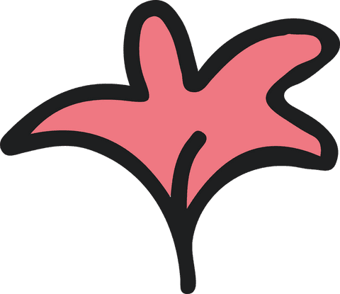 Pink Tri-Lobe Abstract Shape on Transparent Background - Download Free Stock Videos Pikwizard.com