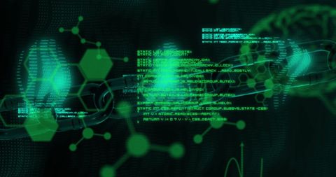 Digital Blockchain and Data Security Concept Background - Download Free Stock Images Pikwizard.com