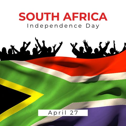 Celebrating South Africa Independence Day with Flag and Enthusiastic Crowd - Download Free Stock Templates Pikwizard.com