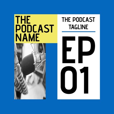 professional podcast episode announcement template - Download Free Stock Templates Pikwizard.com
