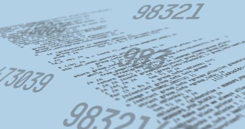 Digital Matrix with Floating Code and Numbers - Download Free Stock Images Pikwizard.com