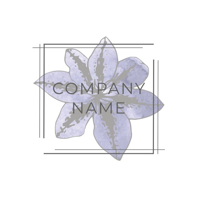 Creative Floral Logo Design Concept with Company Name Text - Download Free Stock Templates Pikwizard.com