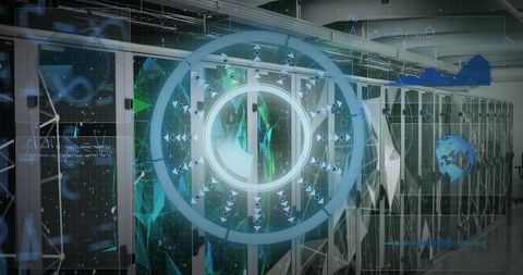 Futuristic Interface Concept with Digital Technology Elements - Download Free Stock Images Pikwizard.com
