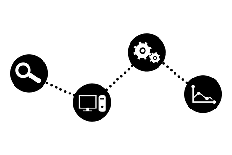 business workflow icons on transparent digital background - Download Free Stock Videos Pikwizard.com