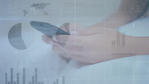 Futuristic Data Visualization with Smartphone Usage