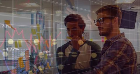 analyzing business data with diverse team collaboration - Download Free Stock Images Pikwizard.com