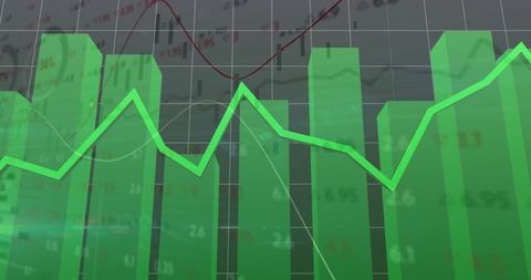 Innovative Financial Trading Interface with Graphs