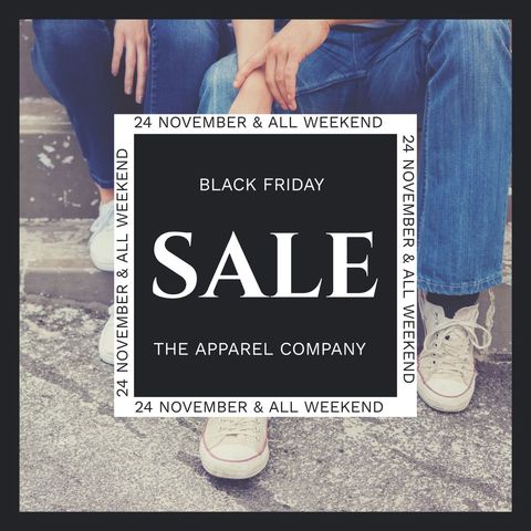 Trendy black friday sale urban fashion vibe