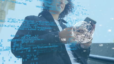 Global Connectivity Concept with Digital Interface Overlay