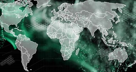 Global Network Connections Over World Map - Download Free Stock Images Pikwizard.com