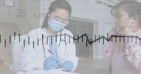 Doctor Consultation with Visual Data Overlay