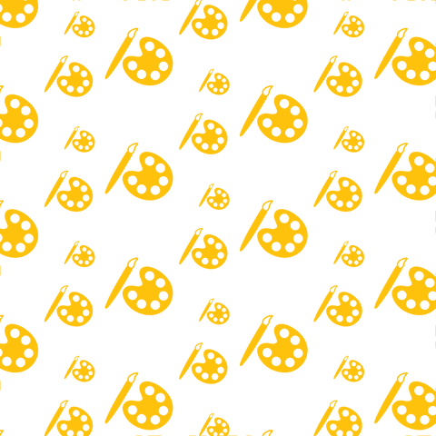 artistic brush and palette pattern on transparent background - Download Free Stock Videos Pikwizard.com
