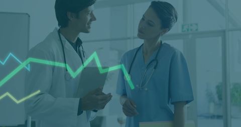 Healthcare Professionals Discussing Patient Care and Collaboration