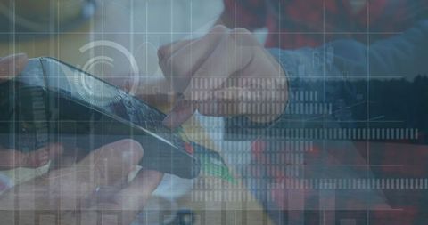 digital financial transaction with diverse hands - Download Free Stock Images Pikwizard.com