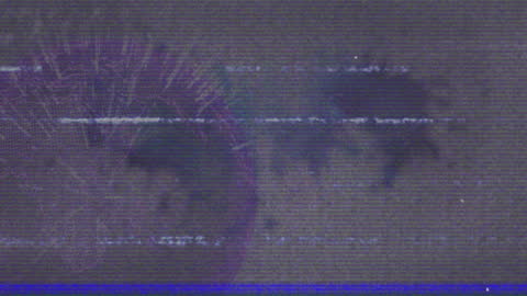 Digital Futuristic Globe on Distorted Screen