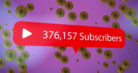 Social Media Growth with Bitcoin Investment Concepts - Download Free Stock Images Pikwizard.com