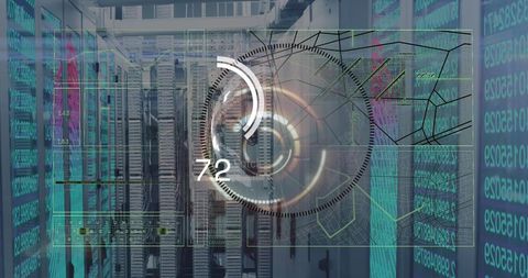 Futuristic Global Data Processing Over Computer Servers - Download Free Stock Images Pikwizard.com