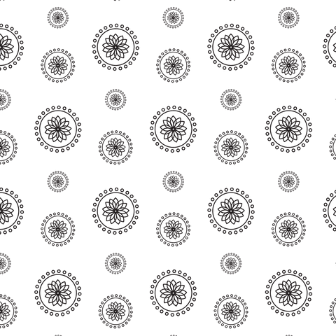 Black Rosettes Pattern on Transparent Background - Download Free Stock Videos Pikwizard.com